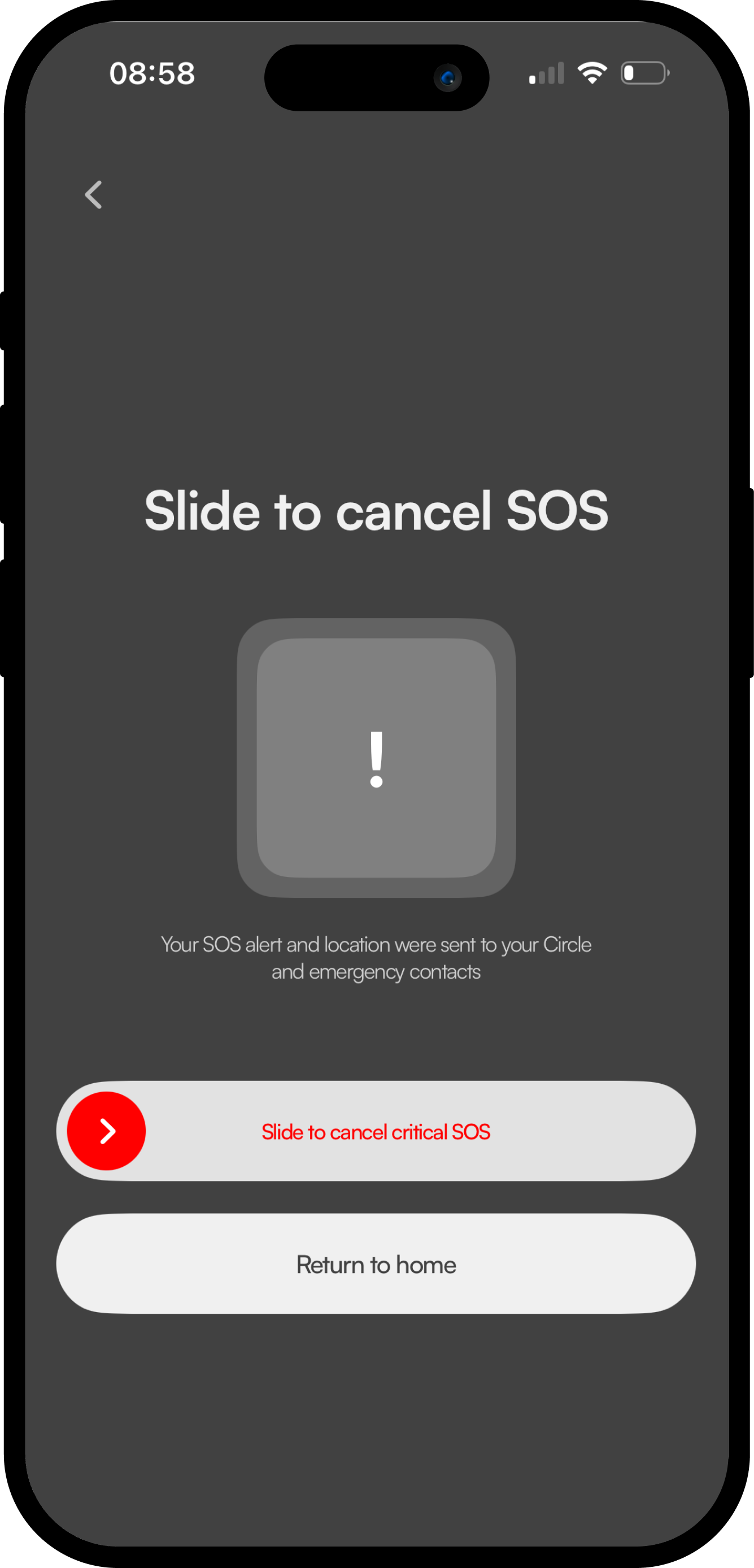 Critical SOS Override