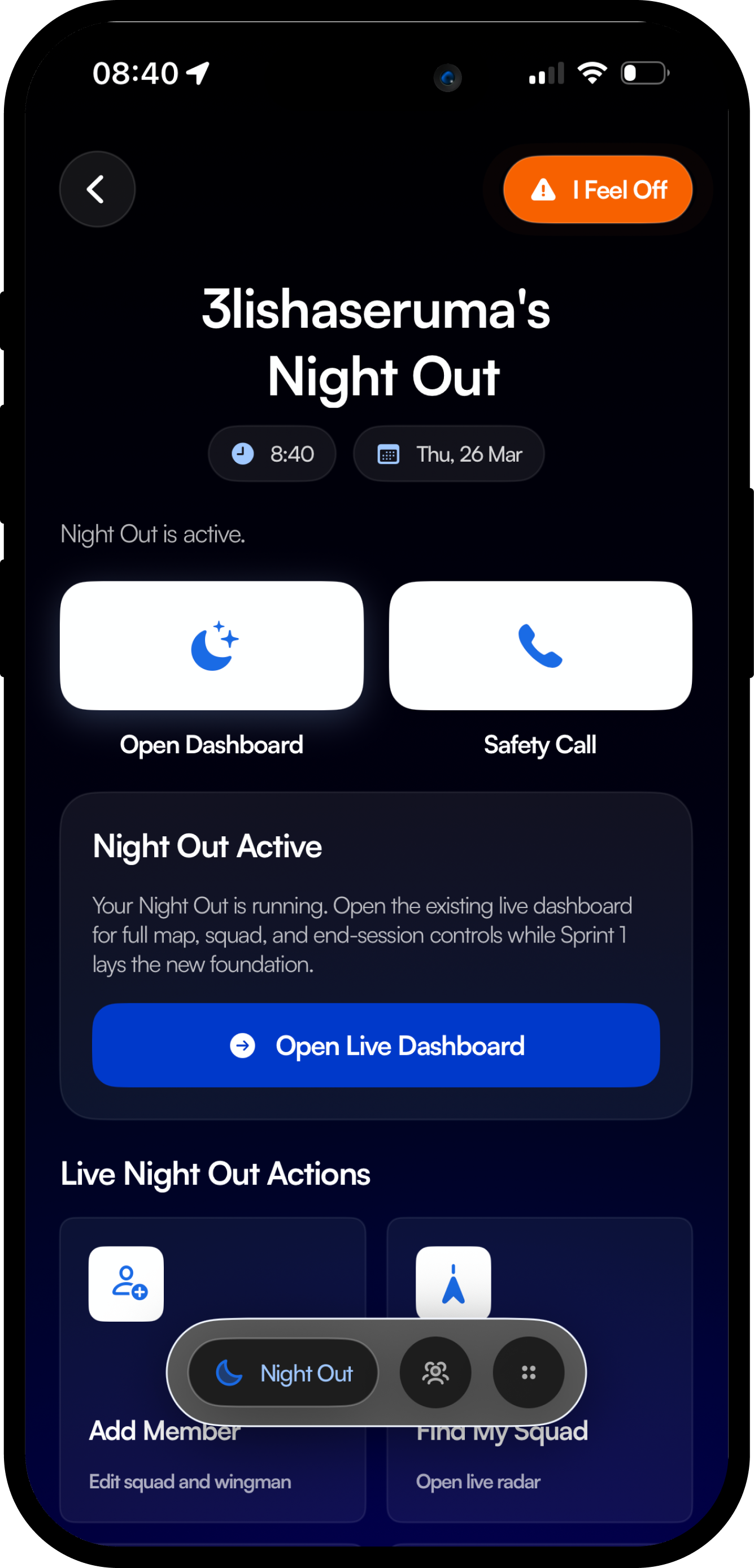 Night Out Background