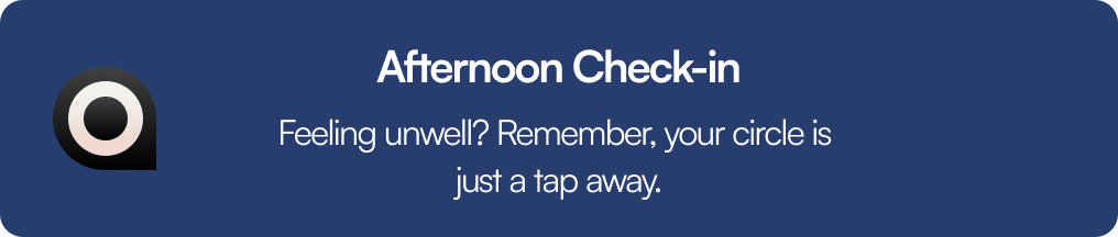 Obserc notification: Circle Activity   James activated Find My Squad