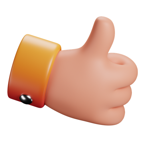 Thumbs up icon representing positive App Store reviews